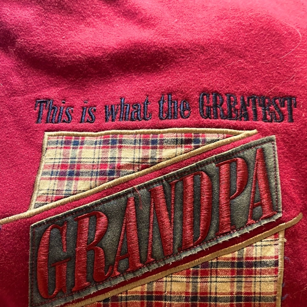 This Is What The Greatest Grandpa Looks Like Pullover Crewneck Sweatshirt XL